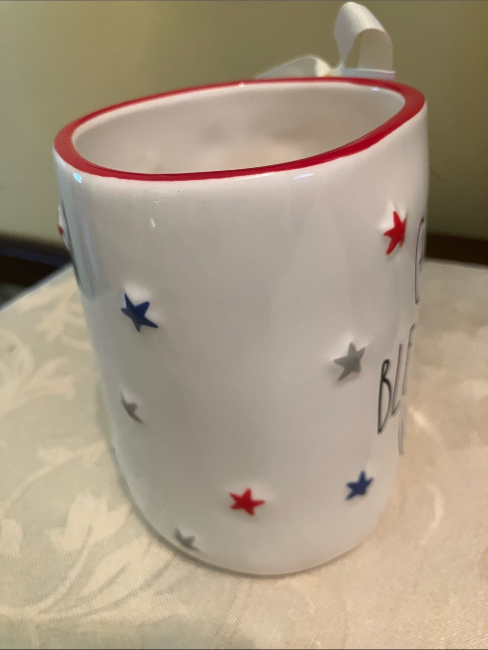 🇺🇸 Rae Dunn 250th Birthday limited edition red white & blue mug coffee cup NWT - Picture 7 of 11